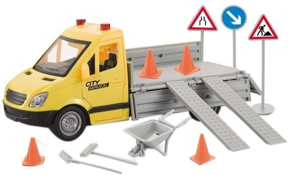 Ceren Ctoys Sesli Işıklı Pilli Çöp Kamyonu  WY593A - 3