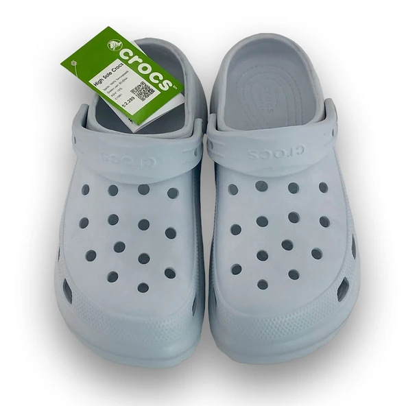 CROCS CROCBAND HİGH SOLE KADIN TERLİK BUZ GRİ - 2