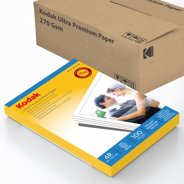 Kodak Ultra Premium Satin,Mat 10X15 270gr 1 Koli 40 Paket