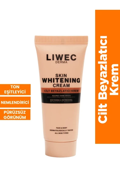 LIWECDERMA ALOE VERA ÖZLÜ KOYU LEKERE KARŞI VE YENİLEYİCİ ETKİLİ CİLT BEYAZLATICI KREM 50ML - 1