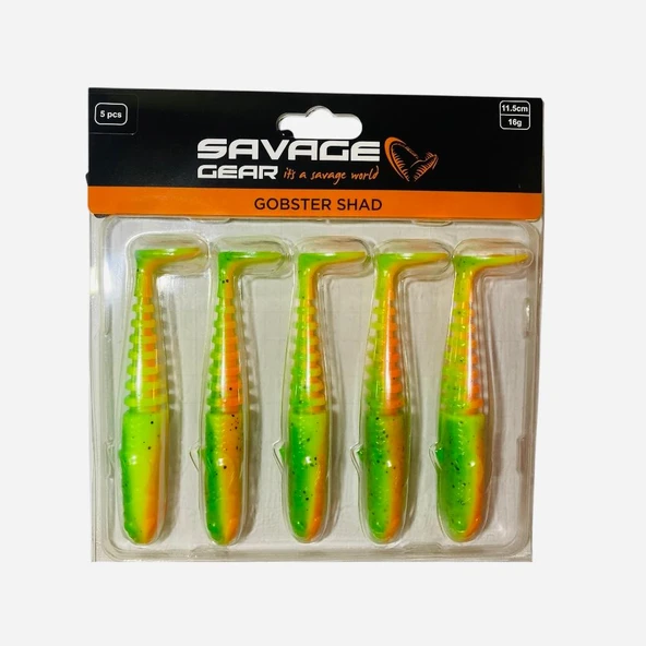 Savage Gear Gobster Shad 11.5cm 16gr Silikon Yapay  Yem - 6