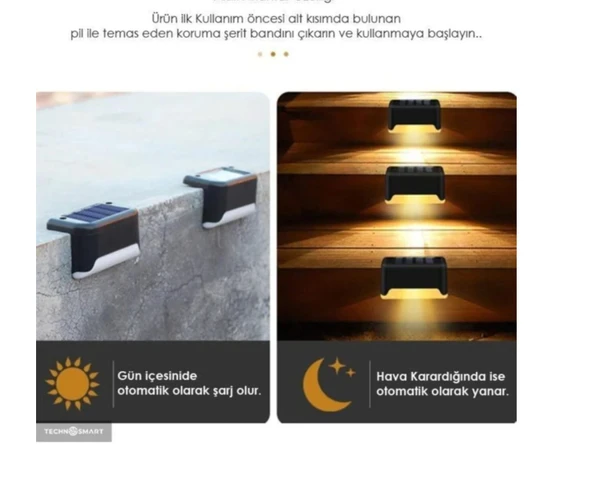 Solar güverte lambaları, 16'lı paket, su geçirmez, güneş enerjili dış mekan basamak lambası, bahçe, teras, güverte, yol, avlu için - 6