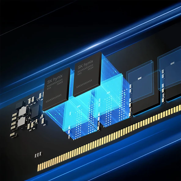 Biwin DW100-CB002 32GB DDR5 6400MHz 2x16GB RGB Masaüstü Ram - Siyah - 8