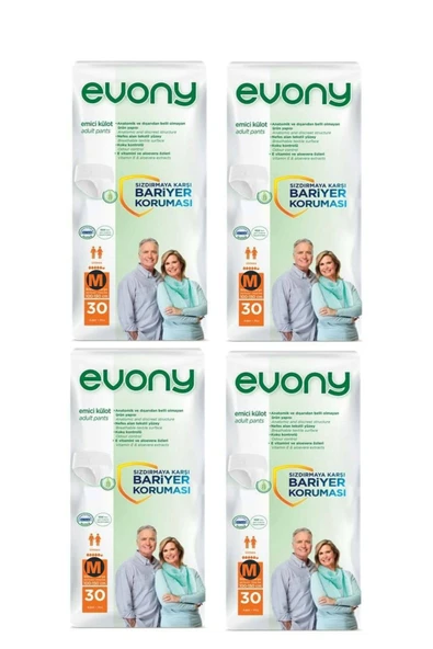 Evony Emici Külot (medium) Hasta Bezi 30*4 120 Adet