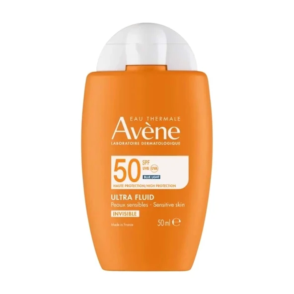 Avene Ultra Fluid Invisible SPF50 Normal ve Karma Ciltler İçin Güneş Kremi 50 mL