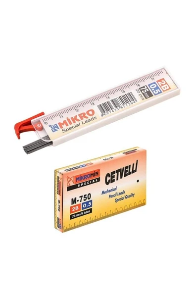 Mikro Min Uç M-750 0.5 Mm Çetvelli 75 Mm Cm-05- 24 Adet
