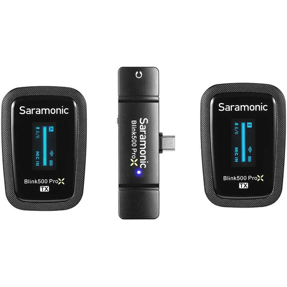 Saramonic Blink 500 ProX B6 İkili Kablosuz Yaka Mikrofonu - 3