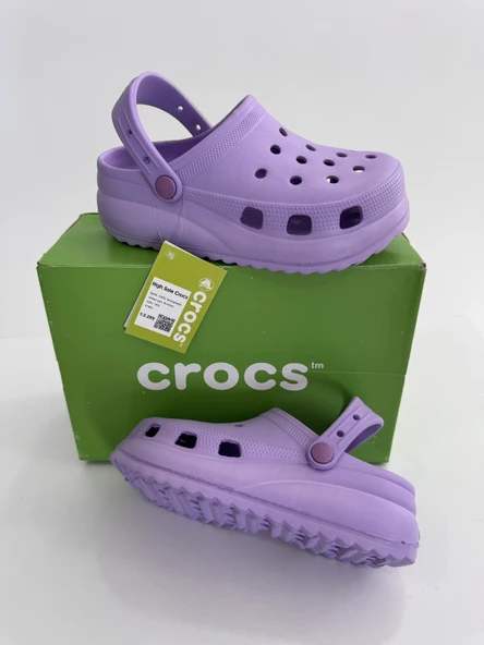 CROCS CROCBAND HİGH SOLE KADIN TERLİK LİLA