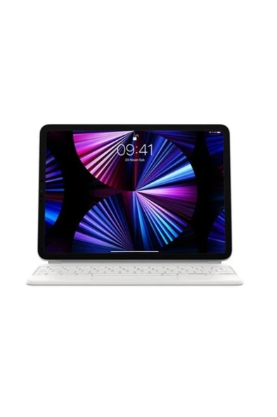 Apple iPad MJQJ3TQ/A Tablet Kılıfı 11 inç iPad Air (M2) için Magic Keyboard - Türkçe Q Klavye - Beyaz - 2