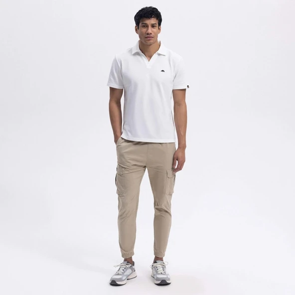 Ellesse Erkek Kırık Beyaz Polo Yaka Tişört – EM146-1-OF - 3
