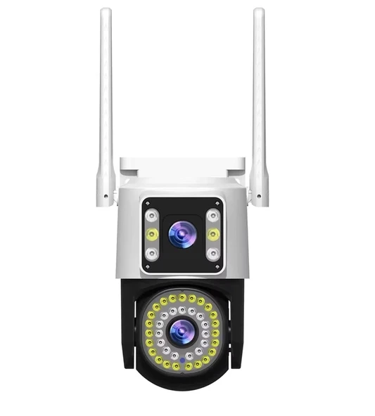 32 Gb Hafıza Kartlı 4mp Yoosee Çift Lens Ip Kamera - Wıfı Otomatik İzleme, Su Geçirmez Kablosuz Güvenlik Ev Kamerası, Re - 2