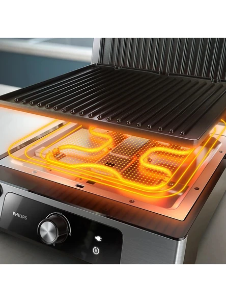Philips 5000 Serisi Contact Grill HD6301/90 2200 W Tost Makinesi - 3