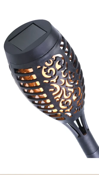 Sensörlü Alevli Bahçe Lambası RC-6017