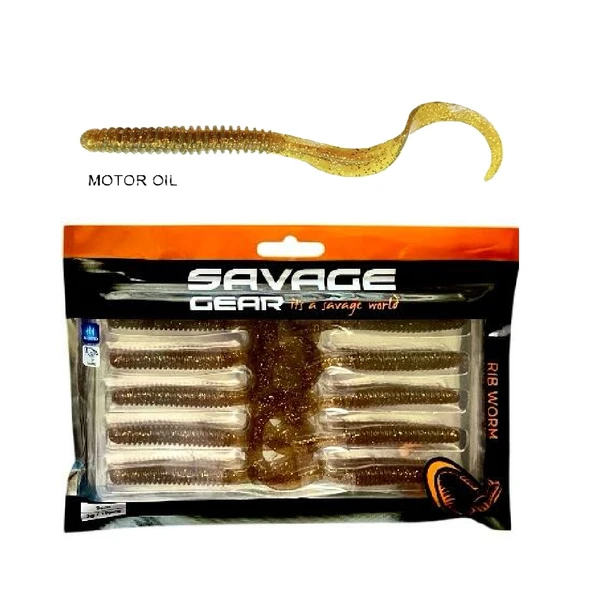 Savage Gear Rib Worm 9cm 3gr 10ad Yapay Silikon LRF Yem - 3