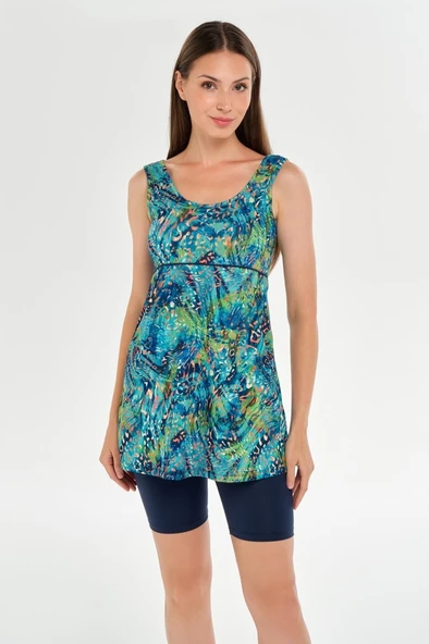 Maresiva 252609 Claire Kolsuz Havuz Tipi Yarı Tesettür Mayo - Resim 3