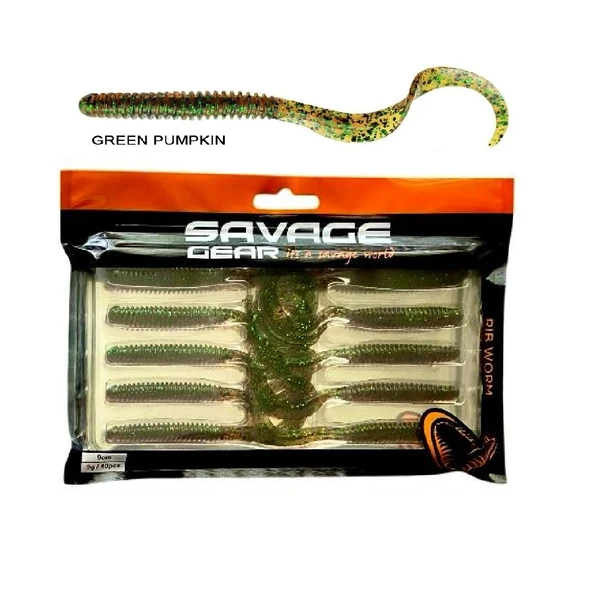 Savage Gear Rib Worm 9cm 3gr 10ad Yapay Silikon LRF Yem - 5