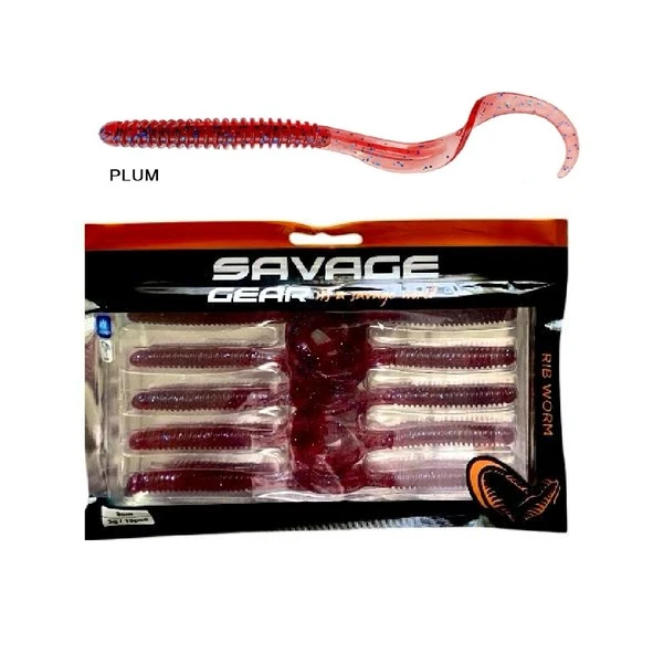 Savage Gear Rib Worm 9cm 3gr 10ad Yapay Silikon LRF Yem - 2
