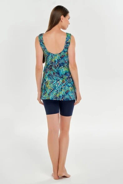 Maresiva 252609 Claire Kolsuz Havuz Tipi Yarı Tesettür Mayo - Resim 4