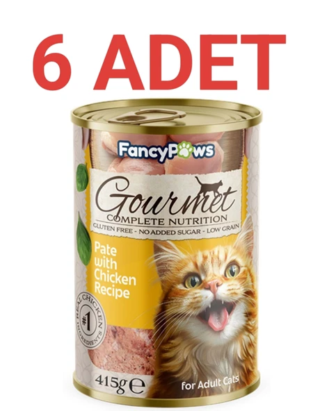 Fancy Paws Tavuklu Yetişkin Kedi Konserve Maması x 6 Adet - 4
