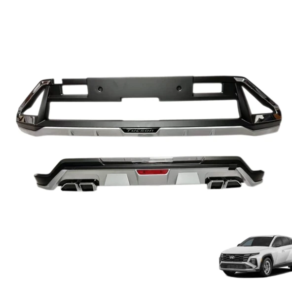 AUTOGP Hyundai tucson ön arka tampon koruması difüzör 2025+ makyajlı model