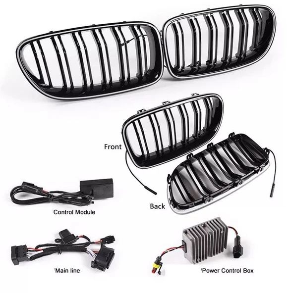 AUTOGP Bmw f10 m5 ön böbrek panjur ızgara ledli 2009 / 2016 - 2