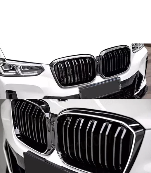 AUTOGP Bmw x3 g01 lci mx3 ön böbrek panjur ızgara ledli 2022+ - 2