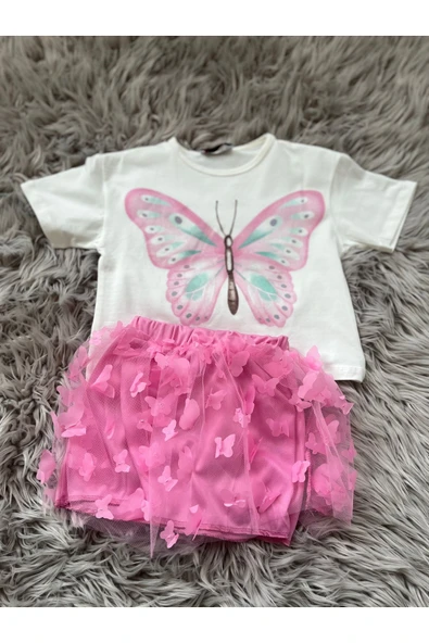 CYBER İkili kız çocuk etekli takım - 4