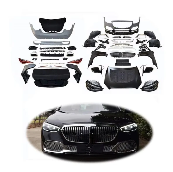 AUTOGP Mercedes w221 to w223 maybach dönüşüm body kit seti full facelift