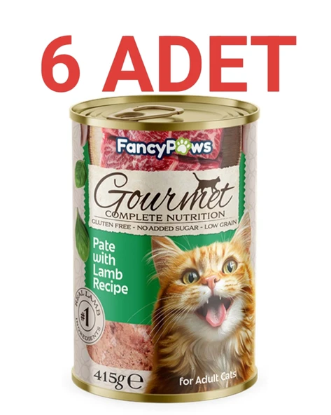 Fancy Paws Kuzu Etli Yetişkin Kedi Konserve Maması x 6 Adet - 2