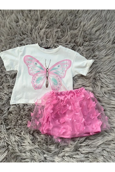 CYBER İkili kız çocuk etekli takım - 3