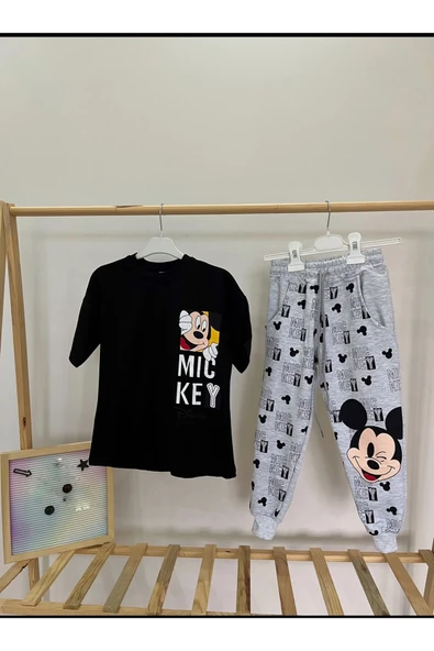 CYBER Mickey mouse baskılı esofman takım