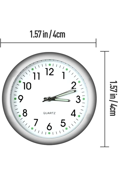 Ev Araç Araba Tekne Bisiklet İçin Mini Quartz Saat Mini Kuvars Modern Yapışkanlı Klima Aparatı - 5