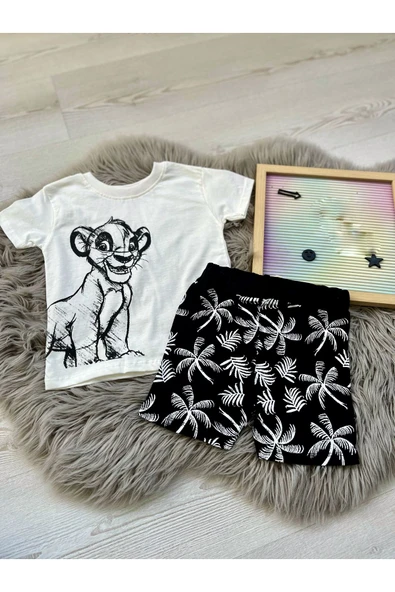 CYBER Erkek çocuk karakter baskılı alt üst takım - 2