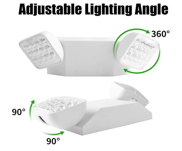 Acil Durum Işığı Beyaz Gövde Beyaz Acil Durum Aydınlatma Armatürü - 6