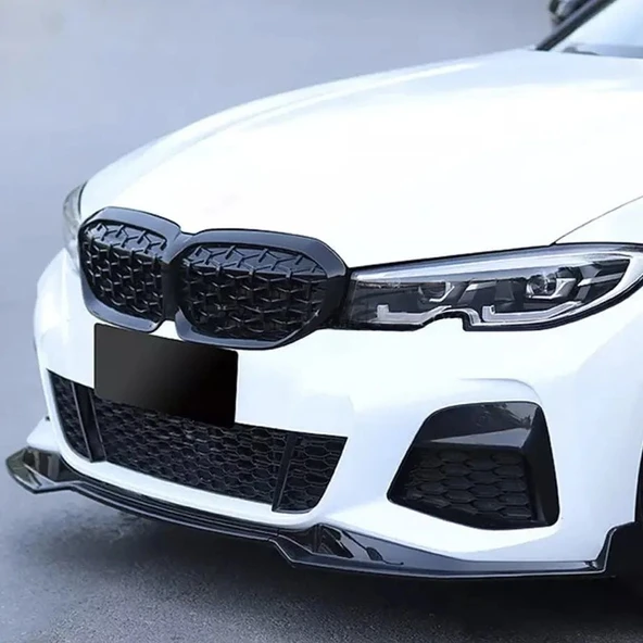 AUTOGP Bmw G20 ön tampon altı lip pianoblack 2019 / 2022 performans stil - 4