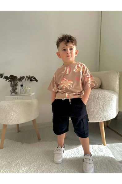 CYBER Erkek çocuk şortlu takım