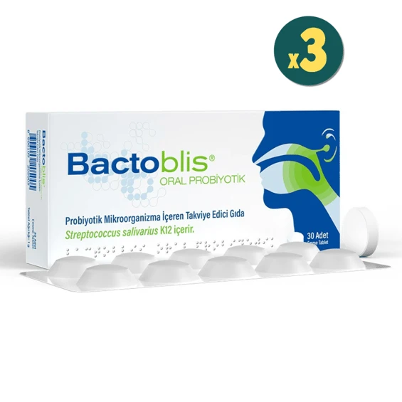 Bactoblis Probiyotik 30 Tablet 3 Adet