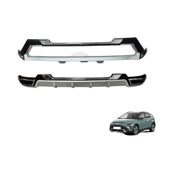 AUTOGP Hyundai bayon ön ve arka tampon koruması difüzör 2025+