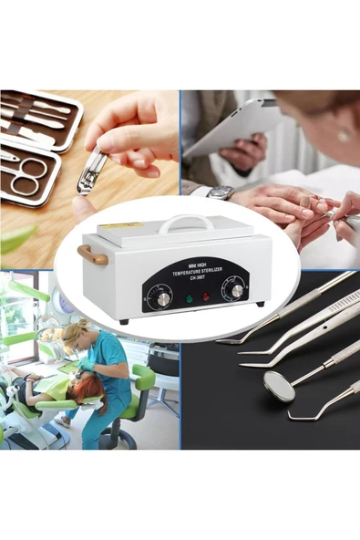 Ch 360t Yüksek Isı Sterilizasyon Cihazı 220 Derece Metal Alet Sterilizatörü Sanıtızıng Manikür Pedikür - 3