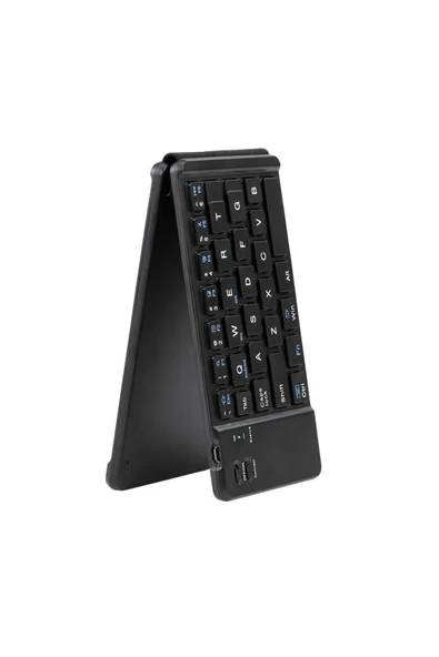 Katlanabilir Kablosuz Bluetooth Klavye Hafif Ergonomik 30 Gün Pil Ömrü Telefon Tablet Pc Uyumlu - 2