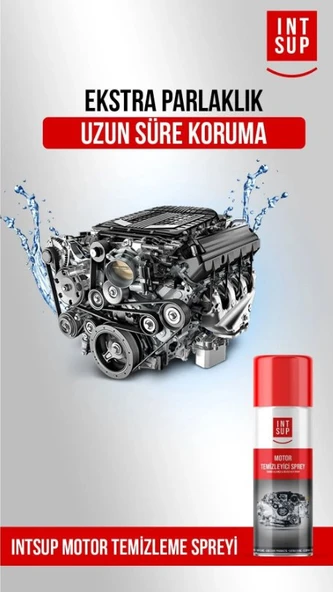 INTSUP Araba Motor Temizleme Spreyi (500 Ml) - Resim 2