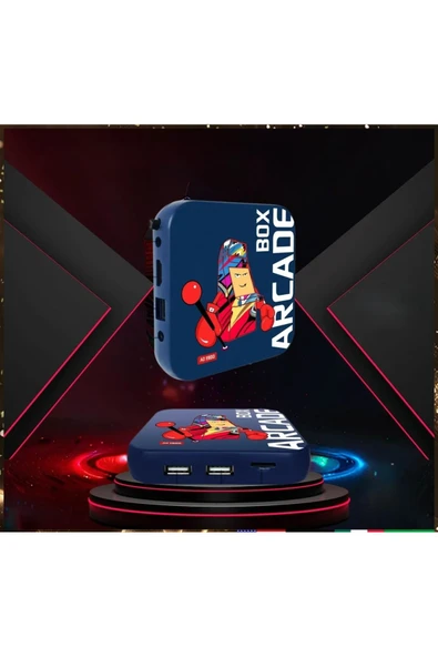 Arcade 30.000+ Oyunlu 4K Retro Oyun Konsolu PS1/DC/N64 Emülatör Tak-Çalıştır HD Oyun Keyfi