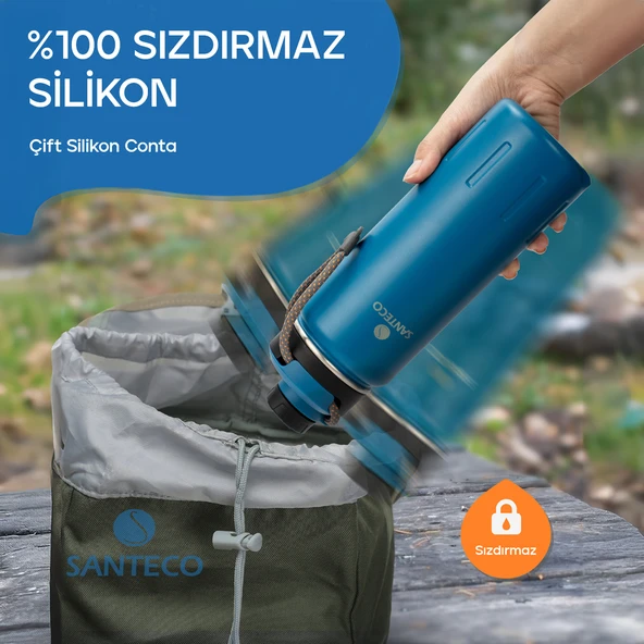 Santeco Ktwo Sporcu Termosu 710 Ml-Mavi - 6