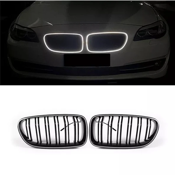 AUTOGP Bmw f10 m5 ön böbrek panjur ızgara ledli 2009 / 2016 - 3