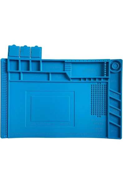 Isıya Dayanıklı Manyetik Tamir Bakım Silikon Matı 45x30cm Lehim Telefon Bilgisayar Onarım Pedi
