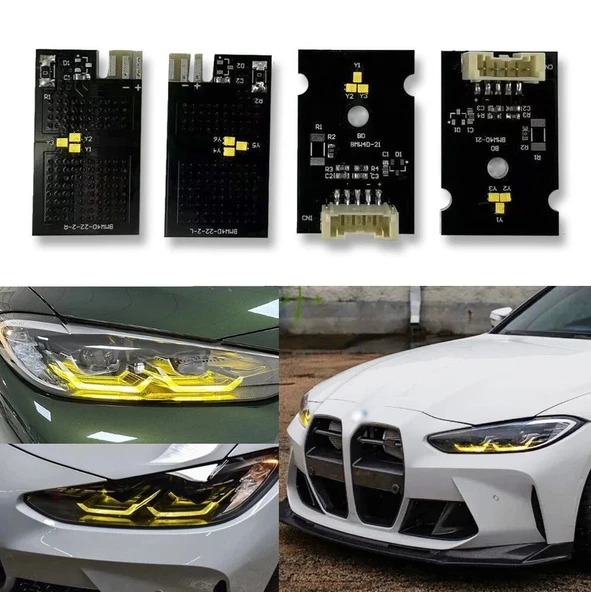 Autogp Bmw g22 g26 angel led modülü sarı 2019 / 2023 led far uyumlu