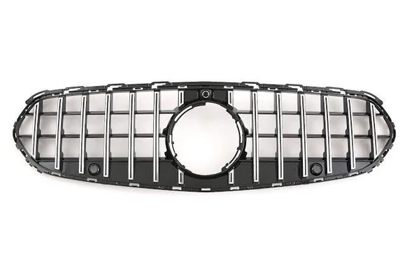 AUTOGP Mercedes w206 gtr ön panjur ızgara seti krom 2020+ c serisi - 3