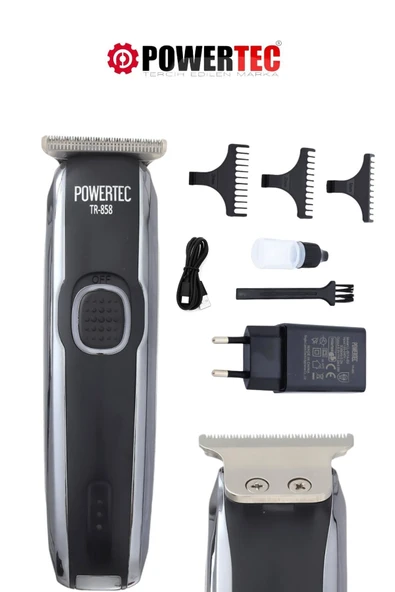 Powertec Profesyonel Sakal ve Saç Kesme Makinesi   TR-858
