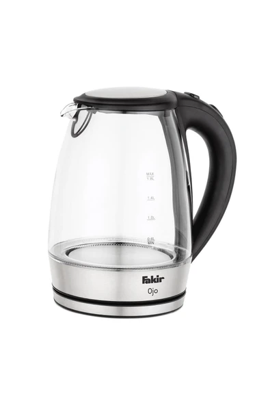 Fakir Ojo Cam Su Isıtıcı Kettle - Siyah