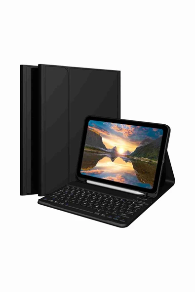 Galaxy Tab A9 Plus Uyumlu X210/X215/X216/X218 Klavyeli Tablet Kılıfı - Resim 8